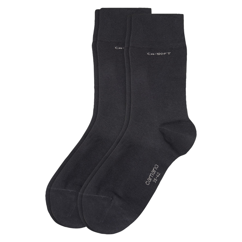 Camano Unisex ca-soft Socks ohne – Gummidruck Strumpfhaus verschiedene Winterberger Far 2er Pack