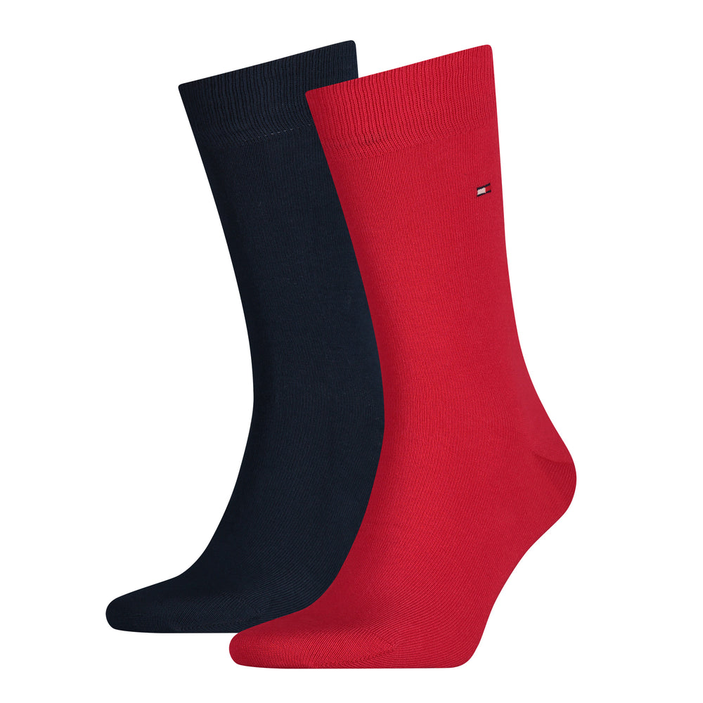 Tommy Hilfiger Herren Socken 2er Pack rot/blau 43-46