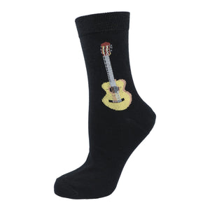 
                  
                    Socken mit eingewebter Konzertgitarre, Musiksocken
                  
                