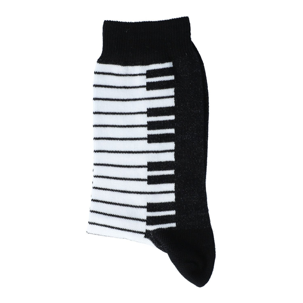 
                  
                    Keyboard-Socken, Klavier, schwarz mit eingewebter Tastatur
                  
                