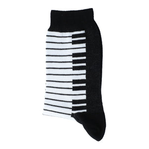 
                  
                    Keyboard-Socken, Klavier, schwarz mit eingewebter Tastatur
                  
                